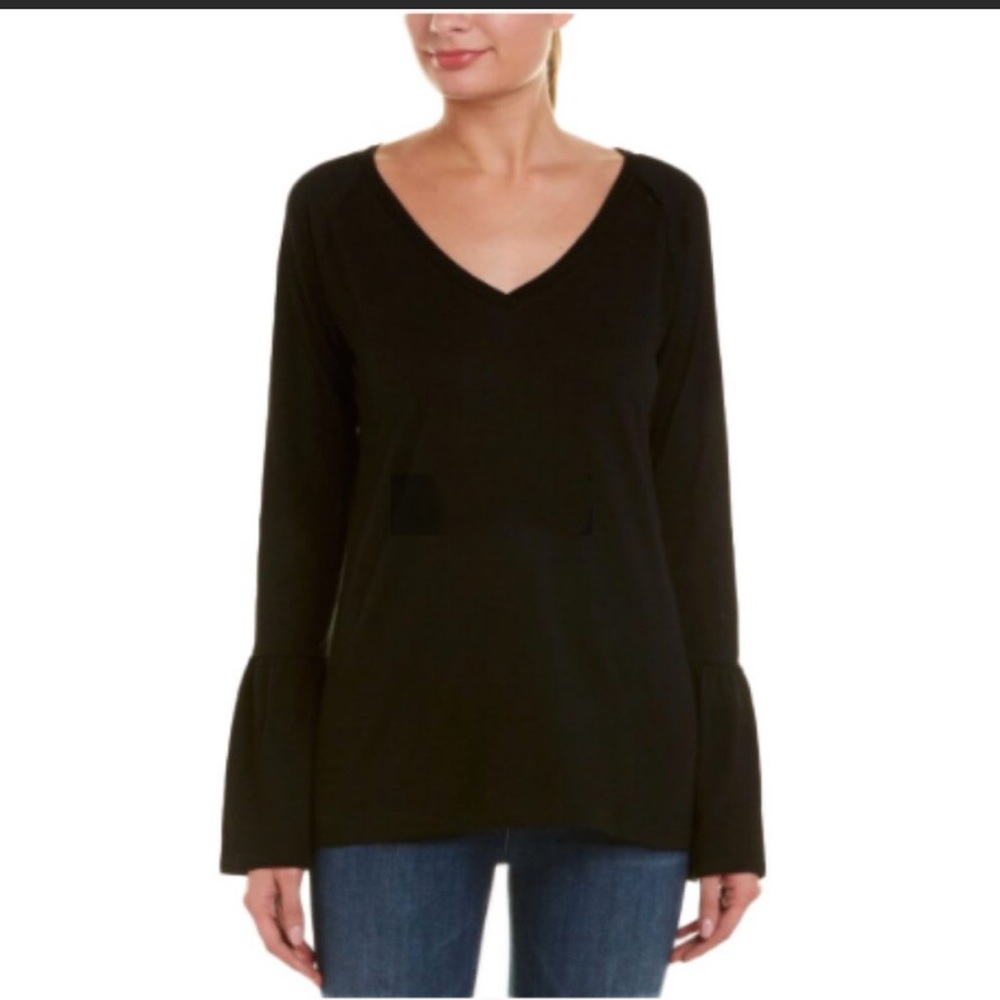 Bell sleeve top